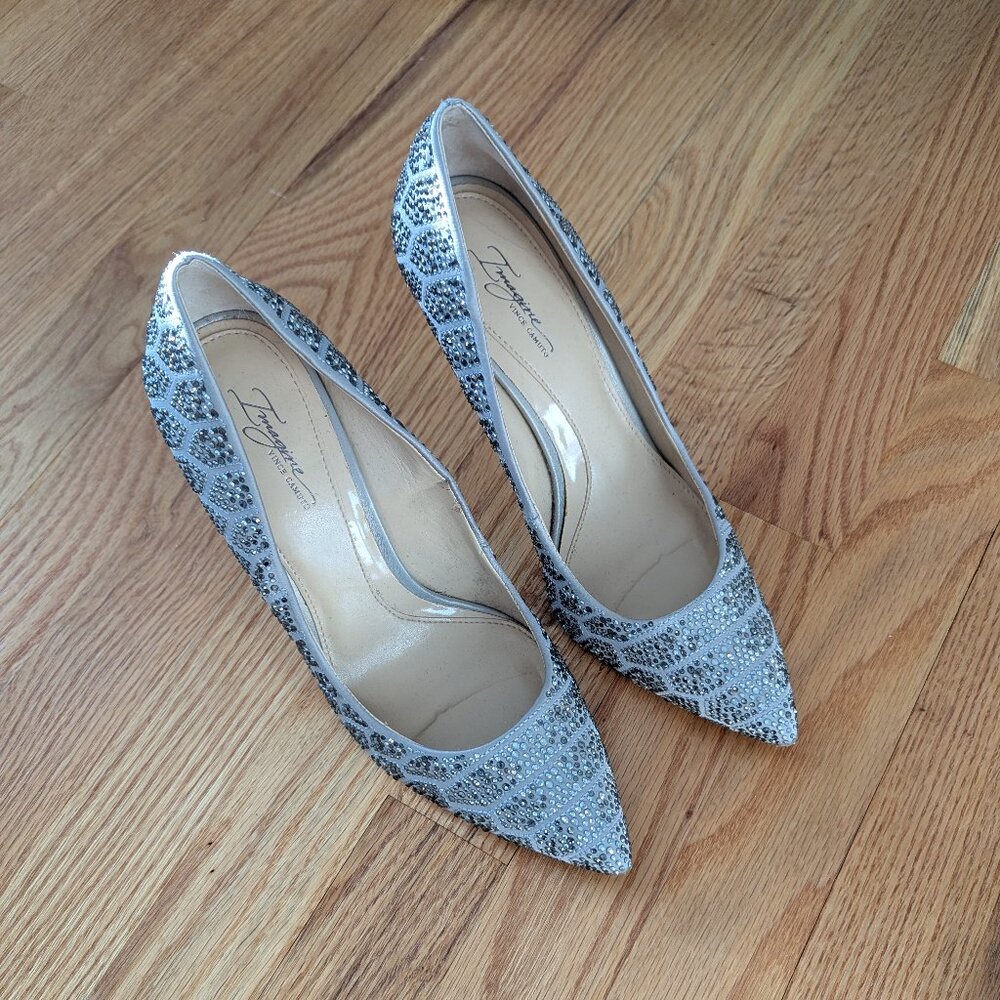 Imagine by Vince Camuto Olivier Rhinestone Pumps - Women's Size 9M - Stone - Picture 8 of 8